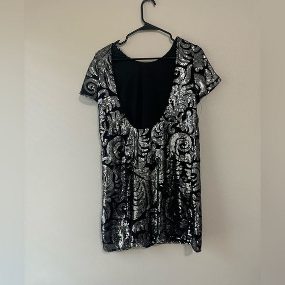 Show me your MuMu sequin mini low back sheath dress in size small - Picture 2 of 3